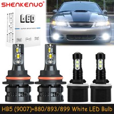For Ford Mustang 1994-2004 Combo LED Headlights Bulbs High Low Beam Fog Light Z8