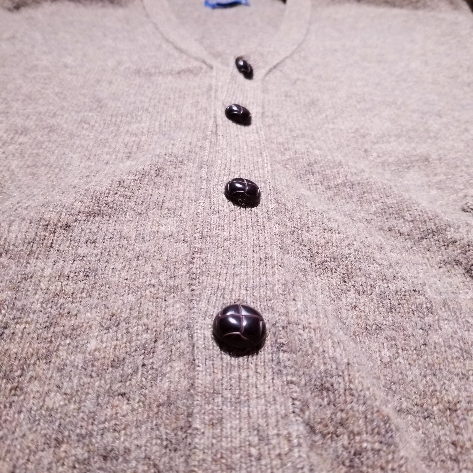 Pendleton Washable Wool Beige Brown Cardigan Swea… - image 3