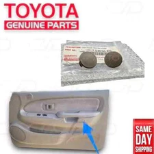 01 - 04 TOYOTA TACOMA INSIDE DOOR PANEL ARMREST SCREW RETAINER COVER CAP TAN OEM