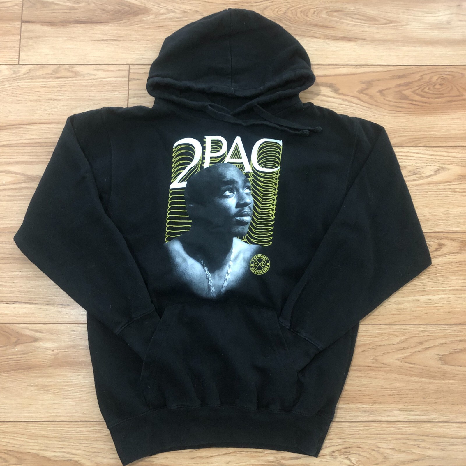 Vintage Cross Colours Tupac Shakur Hoodie Sweatshirt … - Gem