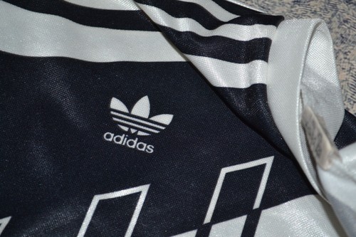 Vintage Adidas Originals 90s Football Shirt Soccer Jersey Trikot White Size L - Picture 5 of 12
