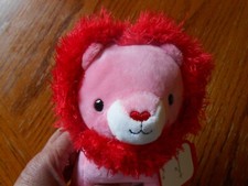 Hallmark Valentine RED LION 7.5" Plush NWT