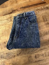 Vintage Size 10 80s Acid Washed Mom Jeans Tapered Stefano