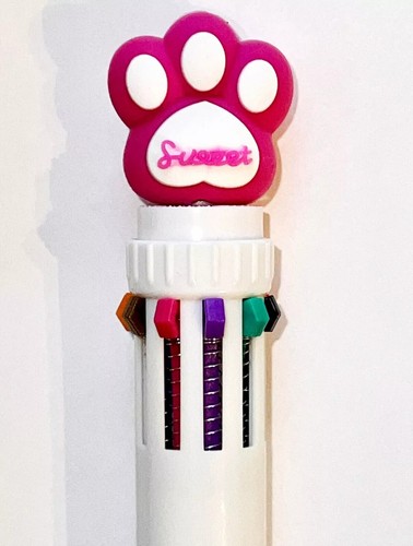 BULK LOT OF 17 Asst Pens W 10 Colors Ink Unicorns, Pigs, Paw, Star, Dinosaur NEW - Picture 11 of 15