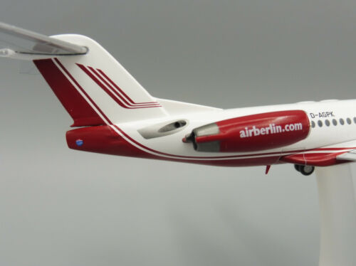 FOKKER 100 AIR BERLIN 1/200 Herpa 571203 D-AGPK F100 - Photo 10 sur 12