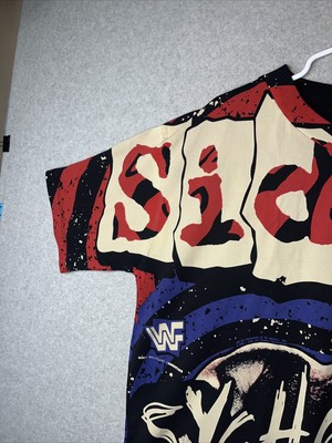 WWF WCW Sid Vicious Sycho Sid Sid Justice T Shirt AOP Modern Size 