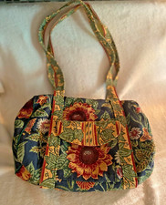 Arazzo Girasole Borsa Tascabile Rinascimento Tessuto Arte 30" Cinghie USA