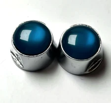 2x Campagnolo C-Record Cobalt Nut Gems Rare PAIR New Center Brake Bolts