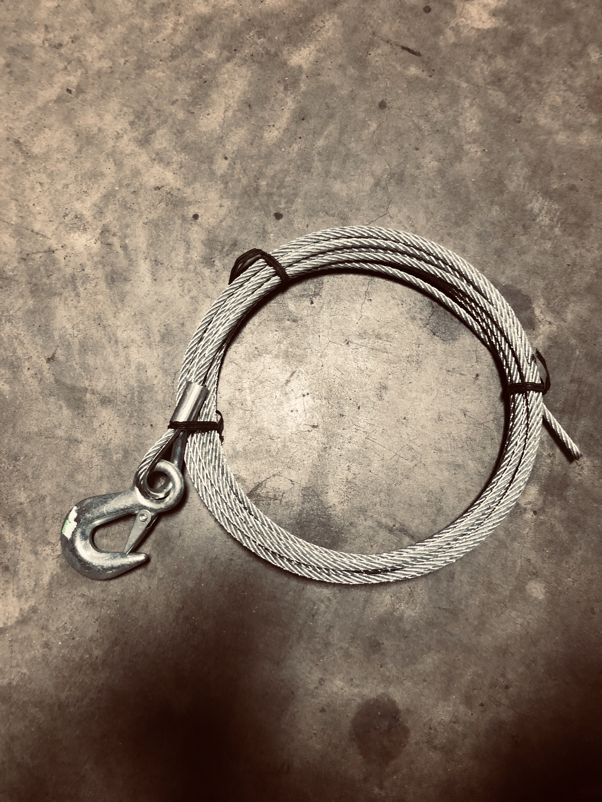 Boat Trailer Winch Cable 7/32 with Hook 25' Long Steel eBay