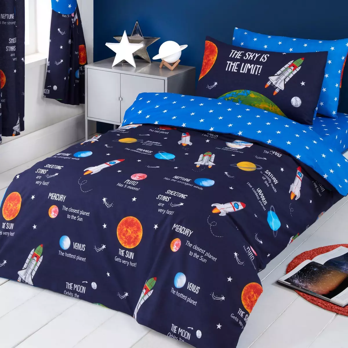 Cot bed online duvet cover boys