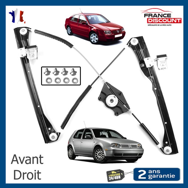 Mechanismus Fensterheber Vorne Rechts Passagier FüR Volkswagen Golf 4 (5 TüRen)-image