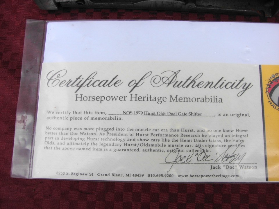 79 1979 OLDS OLDSMOBILE HURST NOS HURST DUAL GATE SHIFTER | eBay