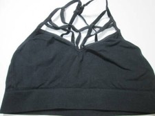 Victoria Secret Size XS Bra Black Wireless Unlined Bralette Adjustable Straps