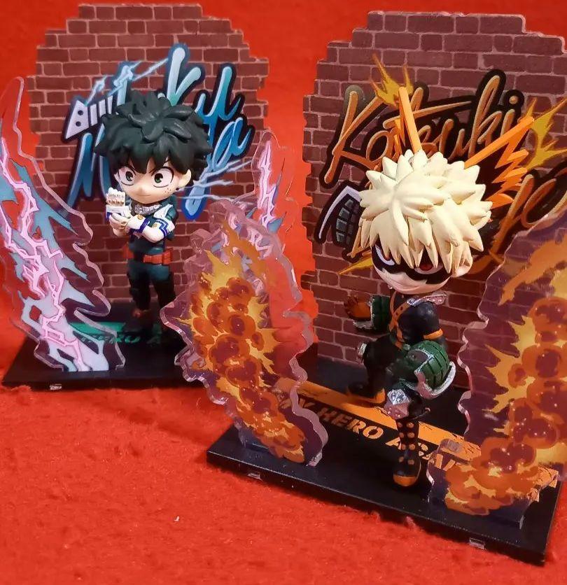 My Hero Academia Figure lot of 2 Izuku Bakugo Wall art collection Character