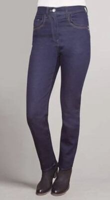 Jeans von Joanna Hope, JD Williams, dunkelblau Denim, Taschenstickerei, Gr. 32