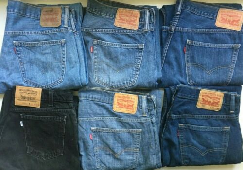 JEANS LEVI`S 559 & 569 PARA HOMBRE DE AJUSTE RELAJADO Y SUELTO PIERNA RECTA GRADO A   - Imagen 1 de 10