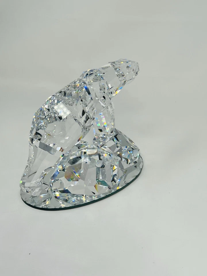 Swarovski Polar Bear Nanuc Austrian Clear Crystal LARGE Figurine 837477 - Image 2 of 4
