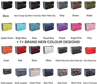 Periea UK - Chelsy - 3er Pack Handtasche Organizer Einsätze - klein, mittel & groß