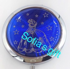 SET OF 12 QUINCEANERA PARTY FAVORS COMPACT MIRRORS RECUERDOS SWEET 16 DARK BLUE