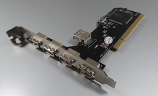 PCI Controller 5fach USB 2.0 Steckkarte      ...