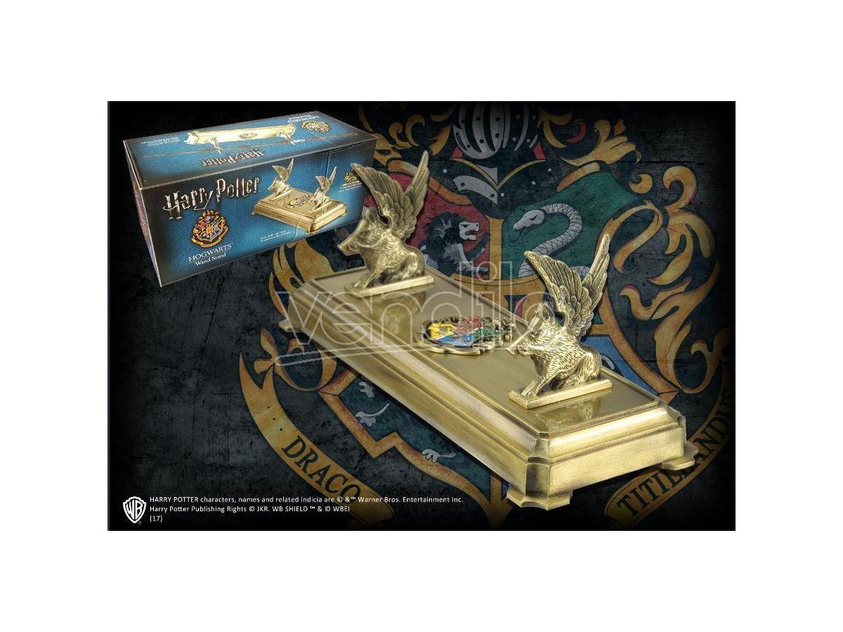 Harry Potter Porta Bacchetta Con Stemma Hogwarts 20 cm Noble Collection