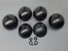 5pc 4" Fireworks Plastic Ball Aerial Shell Mortar