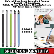 5pz Penna Touch,2 in 1 Pennino Capacitivo Universale,Per Tablet,I-Phone,I-Pad 