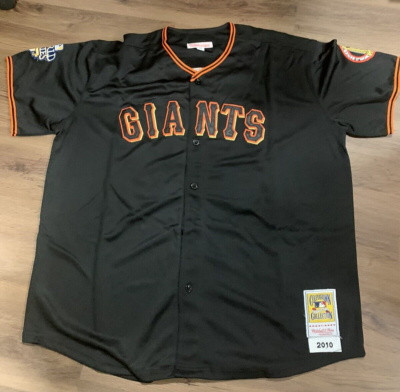 BUSTER POSEY 2010 San Francisco Giants BLACK World Series Men's