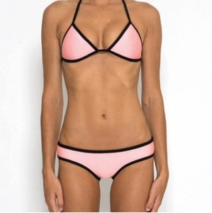 black neoprene bikini