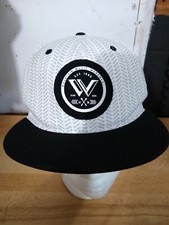 Mountain Music Movement Black White Baseball Hat Cap with Snapback Strap