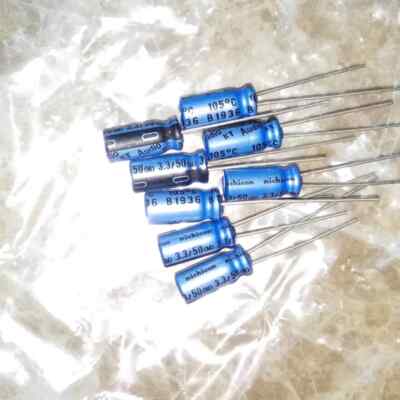 Nichicon Audio KT Series 50V3.3UF 5X11mm Audiophile Electrolytic Capacitors