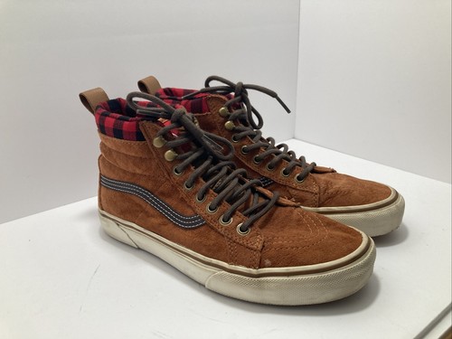 MTE Brown Suede Checkerboard Plaid 