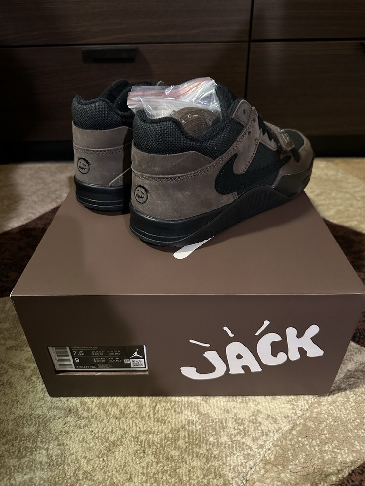 NEW Travis Scott x Jordan CJ1 Jumpman Jack TR “Dark Mocha” FZ8117-204 Size 7.5