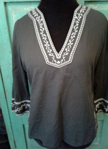 gap peasant blouse