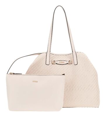 GUESS Vikky II Large 2 In 1 Tote Bag L Shopper Tasche Shell rosa Neu