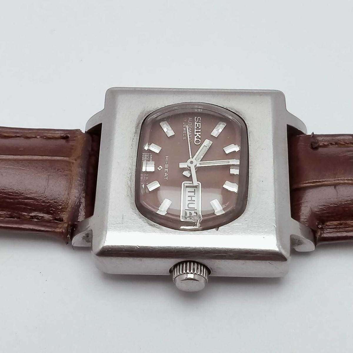 SEIKO セイコー 2906-7000 腕時計 スクエア 自動巻 デイデイト 2906