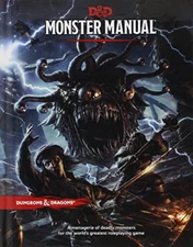 Dungeons & Dragons - Monster Manual - DND Hardcover Wizards RPG Book D&D 5th