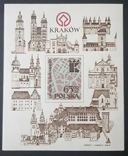 Polen: Renovierung Krakauer Denkmäler (1. Serie); postfrischer Kleinbogen