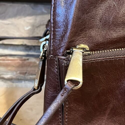 HOBO Revel Brown Leather Convertible Backpack Crossbody Bag - Picture 3 of 11