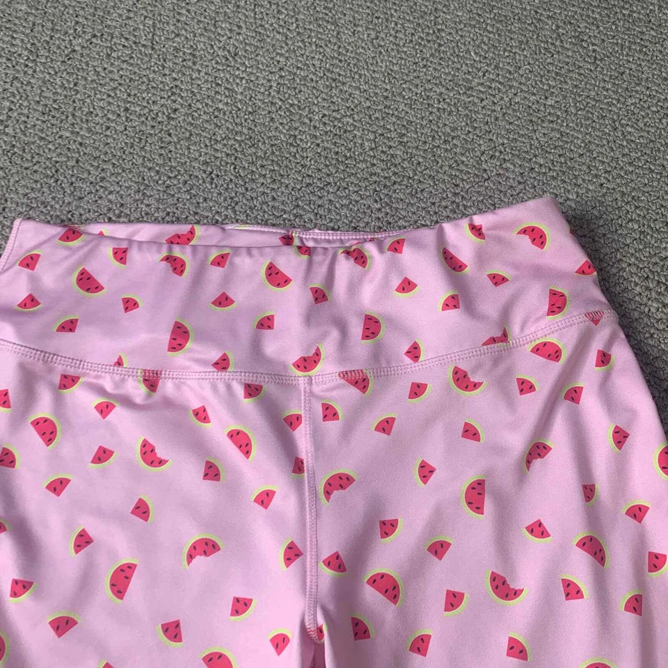 Pantalones Cortos Cabana By Crown & Ivy Mujer 1X Rosa Estampado Sandía Pull On Informales Foto 2 de 4