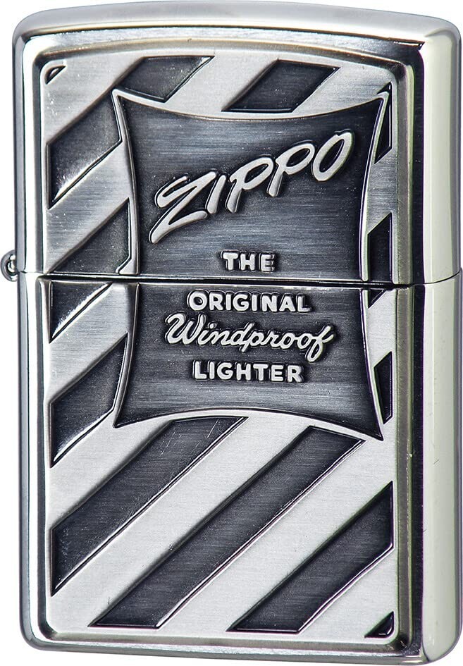 昭和レトロ【日立チェーンストール】オルゴール　zippo（恐らくでございますが） Zippo ジッポー 革巻き レーザー キーホールメタル LEATHER