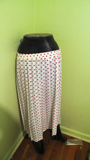 Vintage Red And White Polka Dot Straight Skirt Size 14