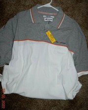 VINTAGE, ORIGINAL TOMMY HILFIGER "ATHLETICS," White SS Logo Shirt, New w Tag