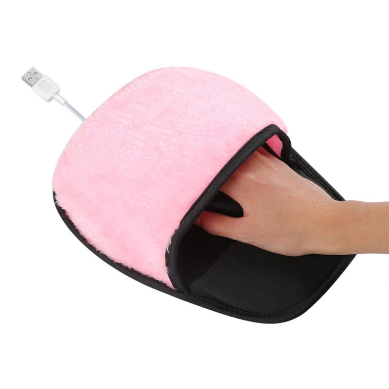 USBheated Mouse Pad Hand Warmer Christmas Gift for Computer PC Laptop