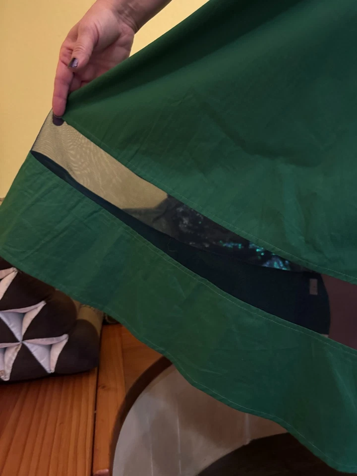 eShakti Malla Inserto Popelina Falda 3X Foto 4 de 4