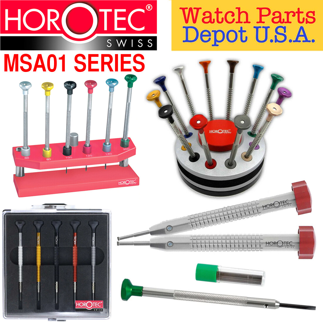 Outils d'horloger - Onder andere Bergeon en Boley - Acier