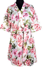 Show Me Your MuMu Women's One Size Floral Robe Bathrobe Belted