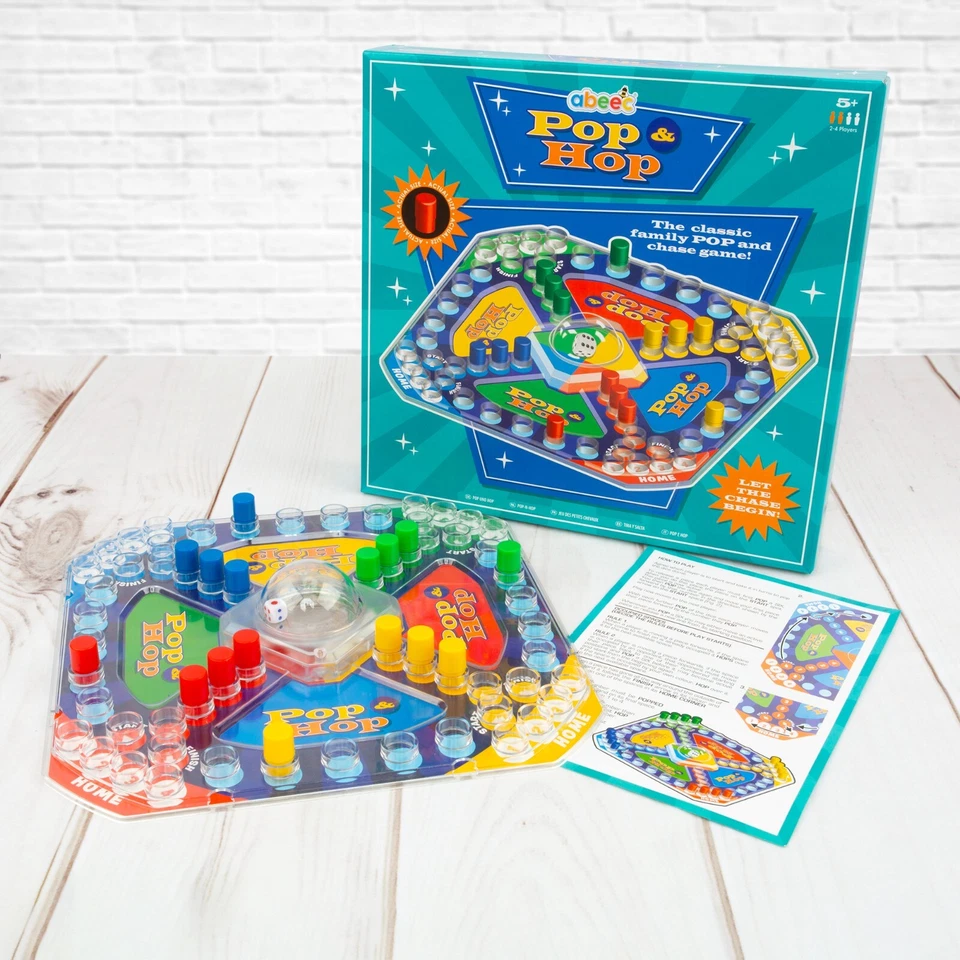 Pop And Hop Board Game | 2-4 players | Classic Board Games, Dice Games - Image 4 of 4