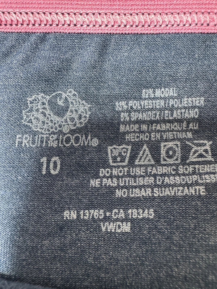 Ropa interior calzoncillos elásticos Fruit Of The Loom True Comfort 360 para niñas, paquete de 6 talla 10 Foto 4 de 4