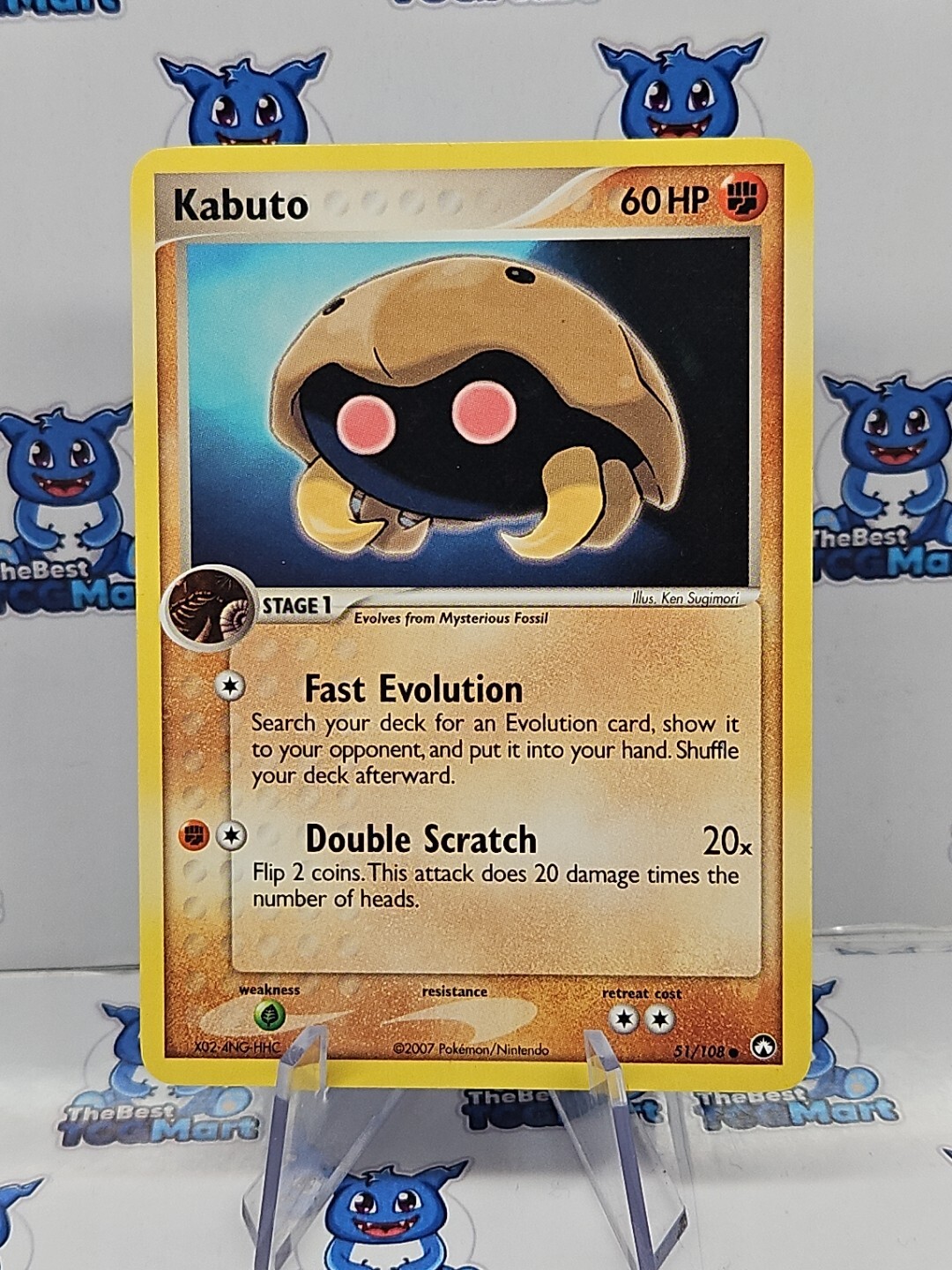 Kabuto - 51/108 - Pokemon EX Power Keepers LP